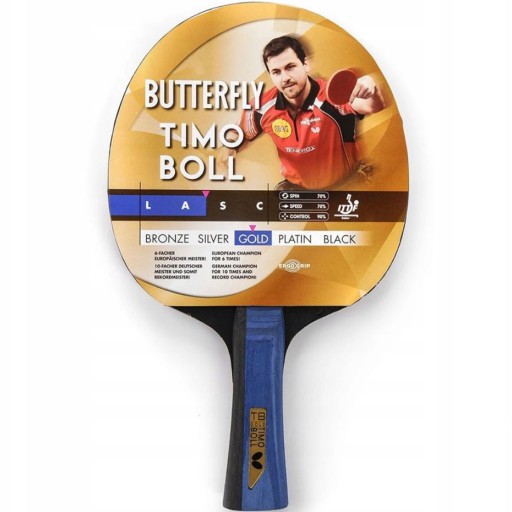 Бита для настільного тенісу BUTTERFLY Timo Boll Gold