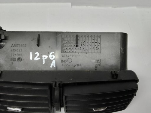 Kratki des lüfters Peugeot 307 963411177