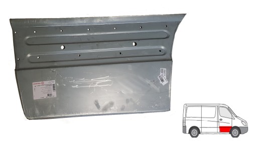 50654012K - MERCEDES SPRINTER 06-РЕМОНТ ПЕРЕДНІХ ДВЕРЕЙ П