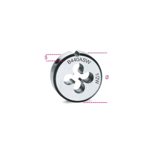 РЕЗЬБОВАЯ МАТРИЦА БЕТА WHITWORTH BSW 3/8 x 16, 440ASW