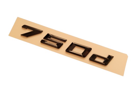 Emb_do_bmw_750d_black_glossy - Емблема 750D для BMW Black Glossy