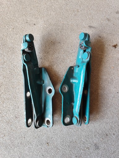bonnet hinges hinge left right VW T5 green komplet