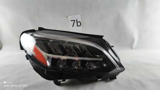 A2059066806 - Mercedes c class 205 lift full led right usa lamp 4 cables