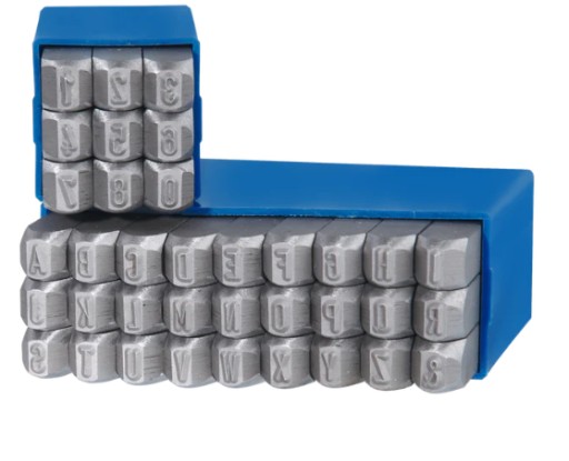 GRAVUREM набор штампов номера и буквы