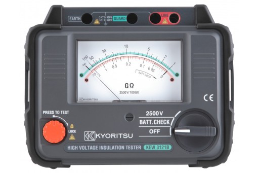 Аналоговий вимірювач опору Kyoritsu KEW3121B