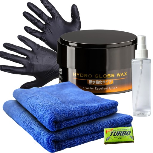 Водовідштовхувальний набір воску для автомобіля Soft99 Hydro Gloss Wax