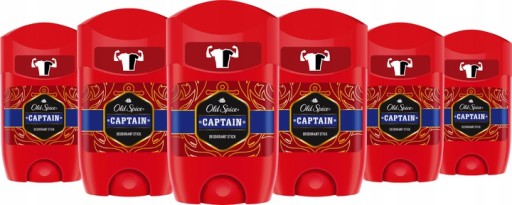 Old Spice Captain tuhý dezodorant deo 6x50ml