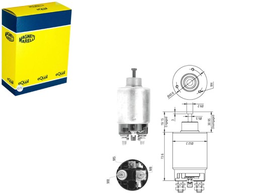 940113050316 - Электромагнитный выключатель стартера магнети марелли