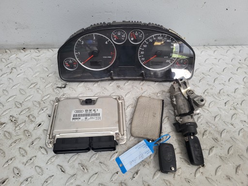 M3S1390005934 - Комплект компьютерного контроллера двигателя audi a6 c5 лифт 2.5tdi bdg 163 8e0907401m