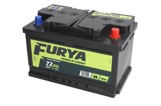 5724090683132 - Акумулятор FURYA 12V 72AH / 600A P+