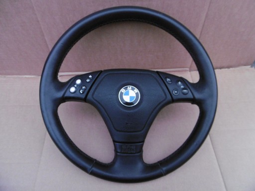 6753943 - Багатофункціональний рульове колесо подушка BMW E46 шкіра