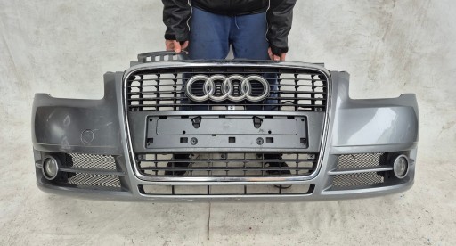 AUDI A4 B7 05-08 bumper front front without DZIUR 8E0807437AG