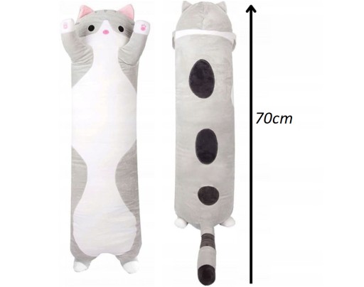 Довга кошеня талісман подушка плюшевий кіт 70см XXL