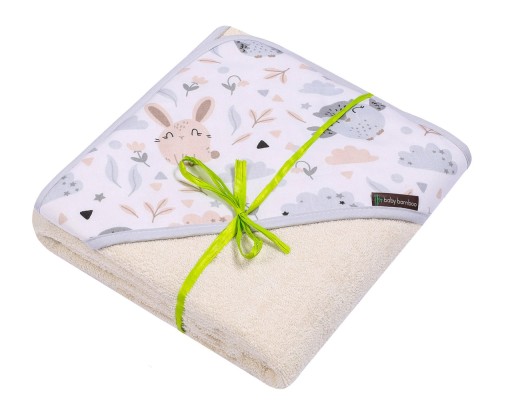 Покривало з капюшоном Майбутня мама 100 х 100 см біле