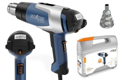 STEINEL HL2020 E 2200W ЕЛЕКТРИЧНА ТЕПЛОВА ГАРМАТА + НАБІР