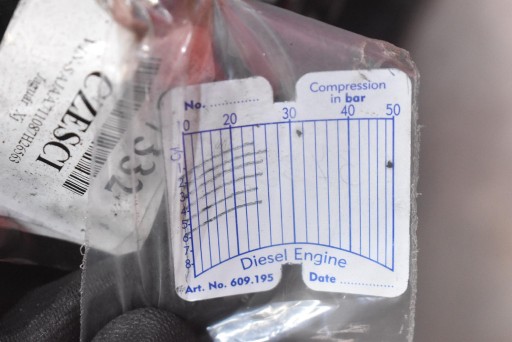 engine pillar DIESEL 4R8Q-6015-CD JAGUAR XJ X358 2.7 TDV6 204 KM LIFT FILM