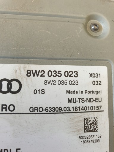 8W2 035 - Читалка навигации мультимедиа audi 8w2035023