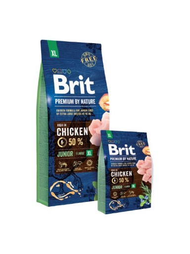 Krmivo Brit Premium By Nature Junior XL (15 kg )