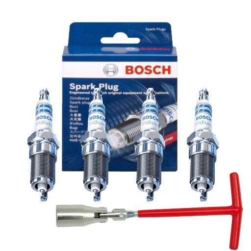 0 242 - 4 свічки запалювання bosch fr6ki332s iridium lpg