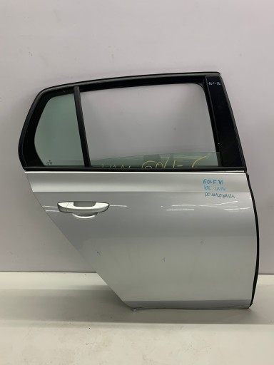 Tür rechts heck rechts hinten VW GOLF VI (2008-2013) der Räder LA7W 5D HB