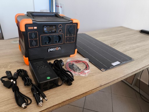 Pecron e600lfp електростанція 1200w pv зарядка lifepo4 614wh 24ah