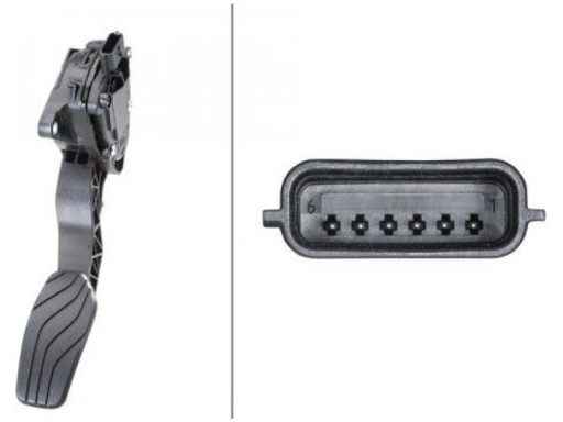 6PV 009 - ПЕДАЛЬ АКСЕЛЕРАТОРА NISSAN QASHQAI 1 6DCI 13-