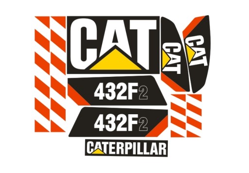 Наклейки Cat 432f2
