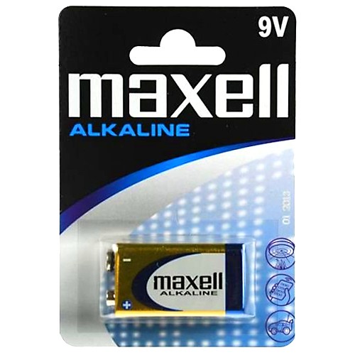 Bateria alkaliczna 9V 6LR61 6F22 Maxell - 1 szt