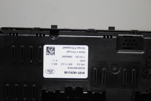 PANEL of the air conditioning FIESTA MK8 M1BT-18C612-AB