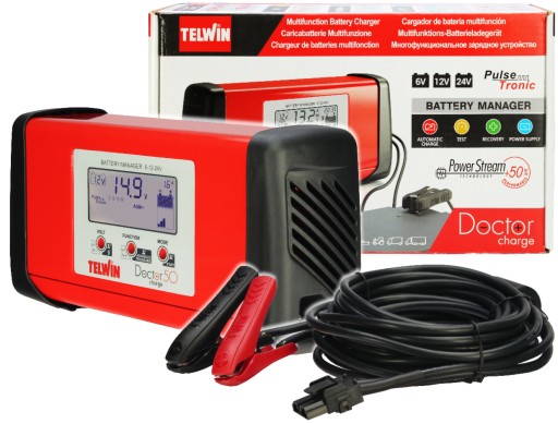 Выпрямитель TELWIN DOCTOR CHARGE 50 6/12 / 24V AGM
