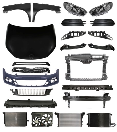 Inny977 - Фольксваген Scirocco 08-14 ремінь капота бампера НАБІР ЗАПЧАСТЕЙ