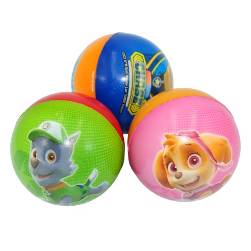 3 × ПІНОПОРОНОВИЙ М'ЯЧИЙ АНТИСТРЕС PAW PATROL