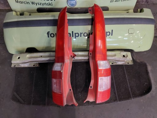 completo posteriore FIAT PANDA II 733/A portellone posteriore cofano portellone cofano posteriore paraurti posteriore fanale faro