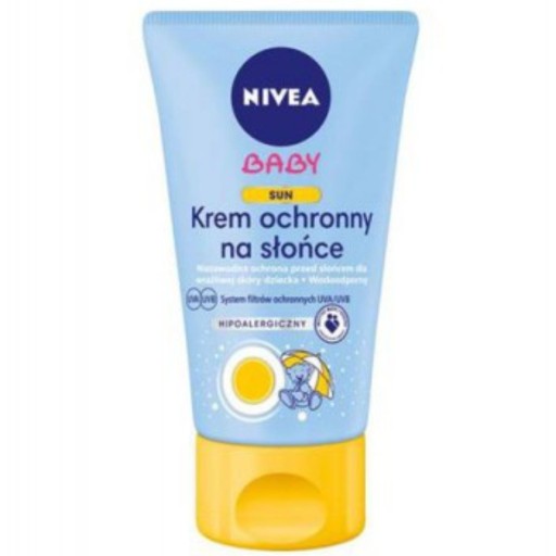 Сонцезахисний крем Nivea 50 SPF 75 мл 75 г, 80 г
