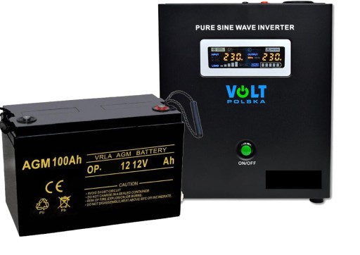 Аварийный источник питания ибп 800 вт 12 в, синусоидальный, висит 100 ач