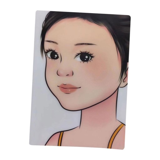 Tabuľky na cvičenie maľovania na tvár Stage Girl Profile