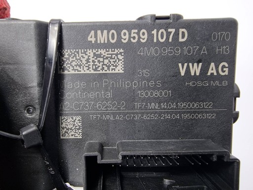 module bonnet boot 4M0959107D AUDI A4 B9