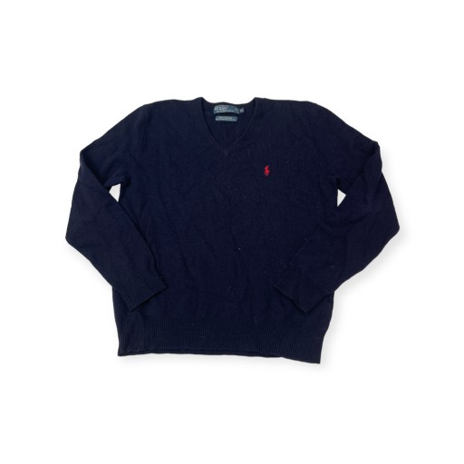 Vlnený pánsky sveter výstrih V Polo Ralph Lauren M