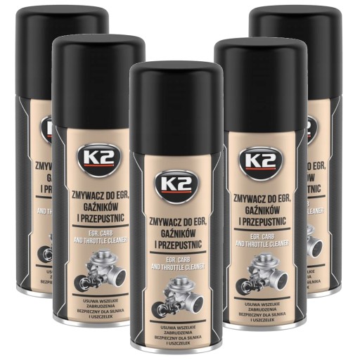 K2 очищувач карбюратор дросельної заслінки EGR x 5