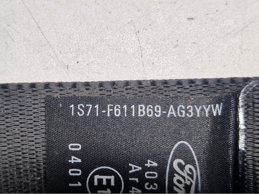 FORD MONDEO MK3 sicherheitsgurt links heck 1S71-F611B69-AG