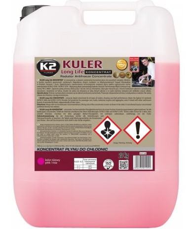 K2 KULER КОНЦЕНТРАТ ДЛЯ РАДІАТОРІВ РОЖЕВИЙ 20л W416R