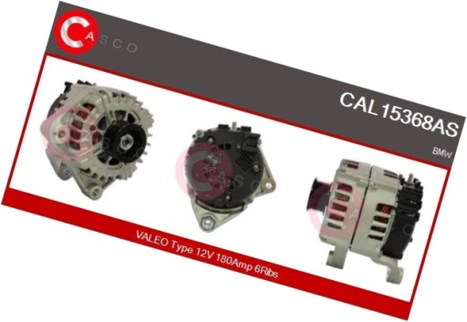 Генератор 12v 180a - casco cal15368as