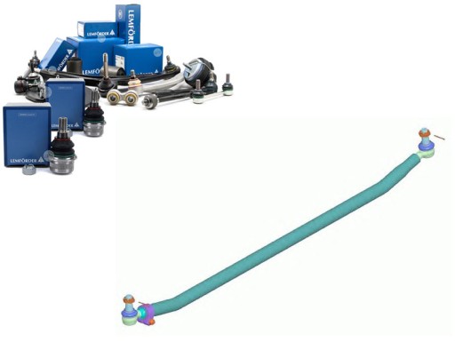 LEM37257 01(iMOTO) - РУЛЬОВА ТЯГА MERCEDES ACTROS MP4 / MP5 ANTOS