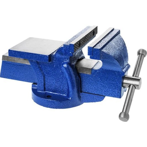 Стальные тиски Drel WVZ-1010 фиксированные с наковальней 100 м