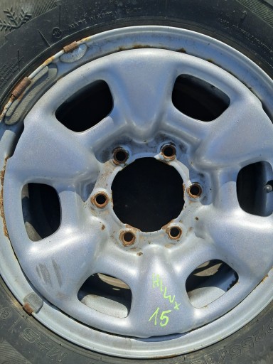 wheels discs metal Z OPONAMI TOYOTA HILUX 15" 7J 6x139.7 GDANSK