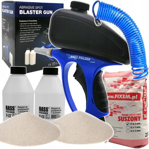 Піскоструминний пістолет піскоструминний шланг пісок 25 кг