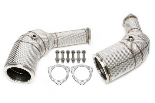 Downpipe TA Technix z osłoną termiczną Audi A6 C8 изображение 1