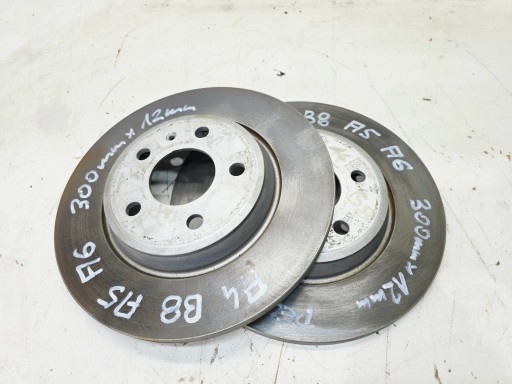 disc discs brake rear part AUDI A4 B8 A5 8T A6 C7 300 MM x 12 MM DELPHI