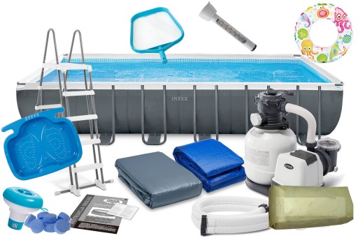 Прямокутний каркасний басейн Intex 732 х 366 см