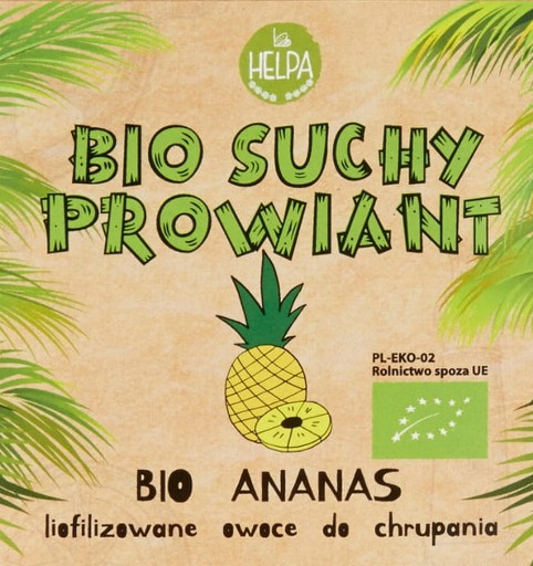 Ліофілізований ананас Хелпа Драй ланч 20 г